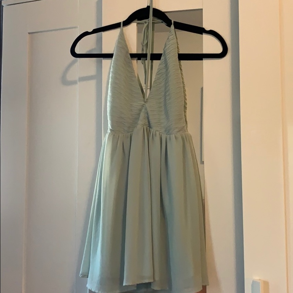 Light blue tobi dress sz sm halter